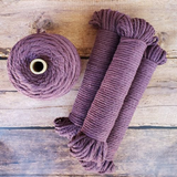 Aster & Vine Recycled Cotton Rope 1 kg Cone - 5 mm 3 Strand