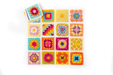 Granny Square Flower Card Deck
