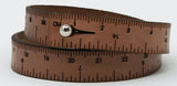 Leather Wrist Ruler - 17"