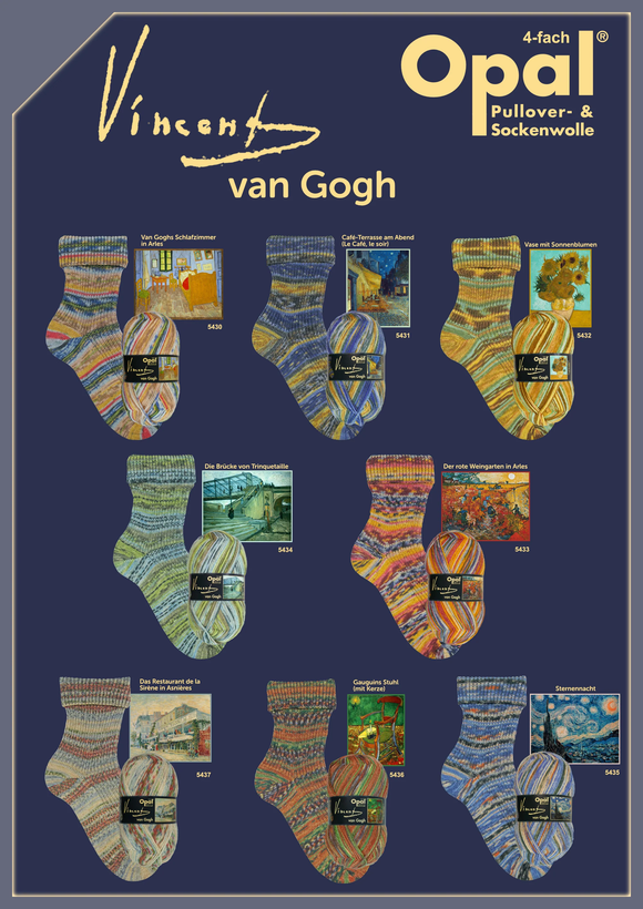 Opal Vincent Van Gogh 4 ply