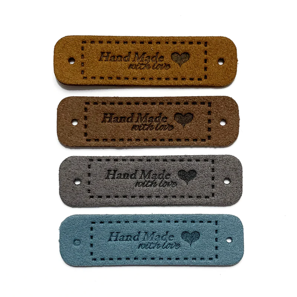 Handmade with Love Rectangle Labels