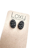 Loxy Polymer Clay Knit Earrings
