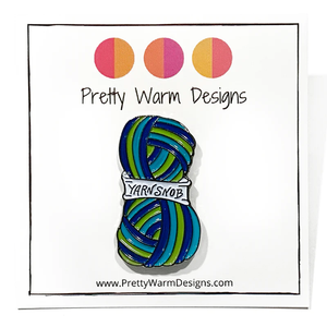 Yarn Snob Enamel Pin