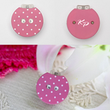 Pink Polka Dot Row Counter