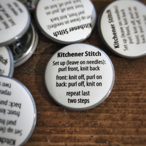 Kitchener Stitch Instructions Button